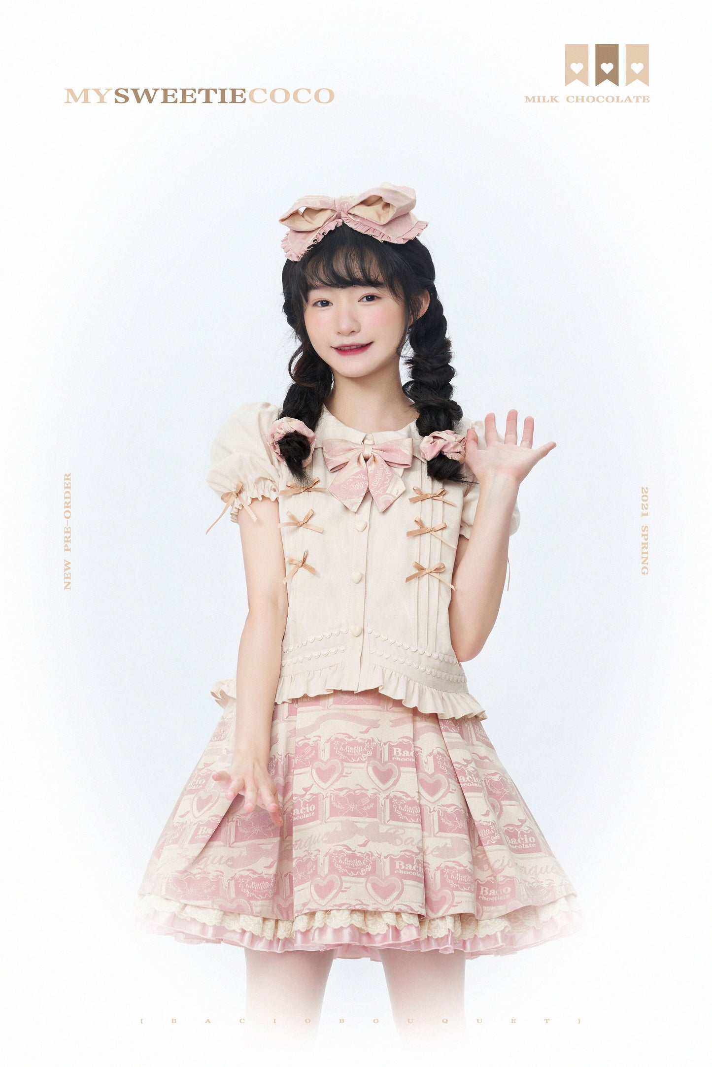 My Sweetie Coco Short Sleeve Blouse by BacioBouquet
