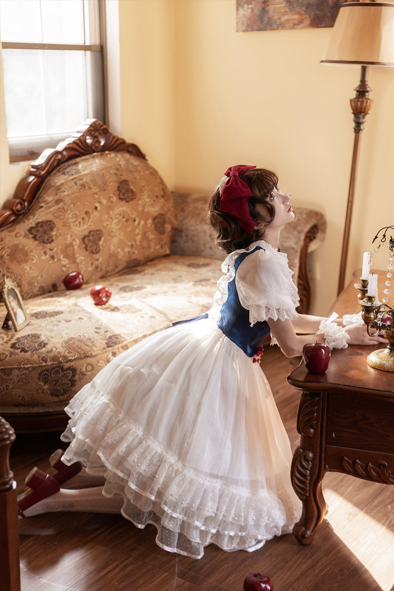 OP Dress♥Ready to Ship♥ White Snow Dance ♥ Sweet Lolita Dress