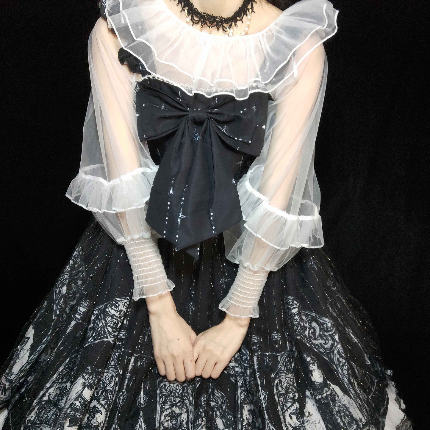 JSK Dress♥Ready to Ship♥ Redemption Goddess ♥ Gothic Lolita Dress