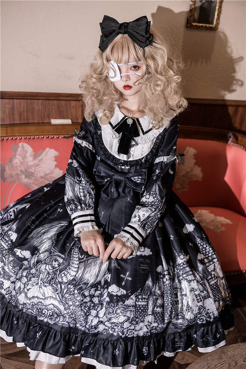 OP Dress♥Ready to Ship♥ Castle's Night ♥ Gothic Lolita Dress