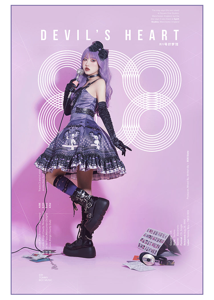 JSK ♥Ready to Ship♥Devil's Heart♥Gothic Lolita Dress