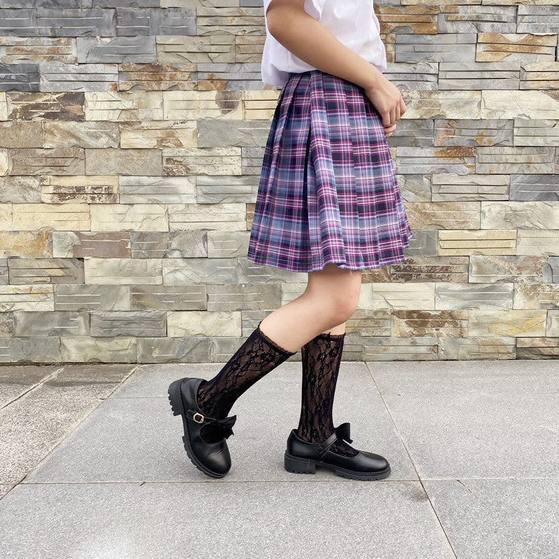 Lolita Vintage Lace hollow-out high socks