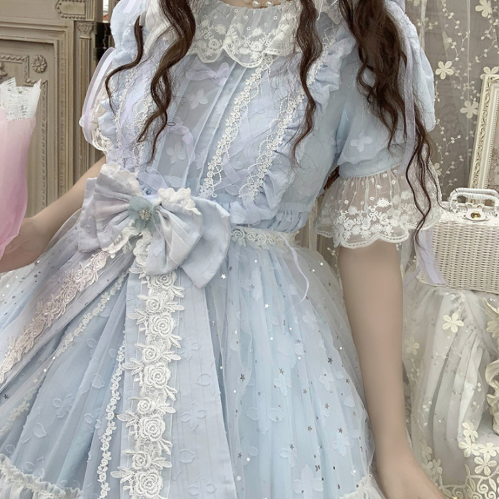 OP♥ Ready to Ship♥Star Praise♥ Round Neckline Short Sleeves