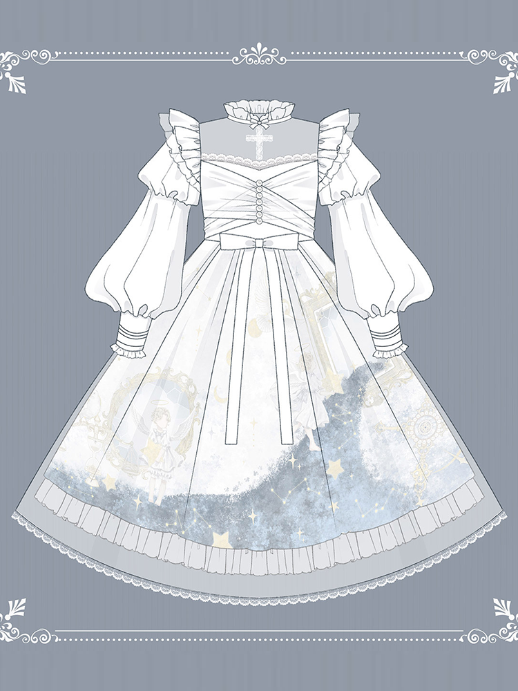 OP ♥Ready to Ship♥Pick the Stars♥Sweet Lolita Dress