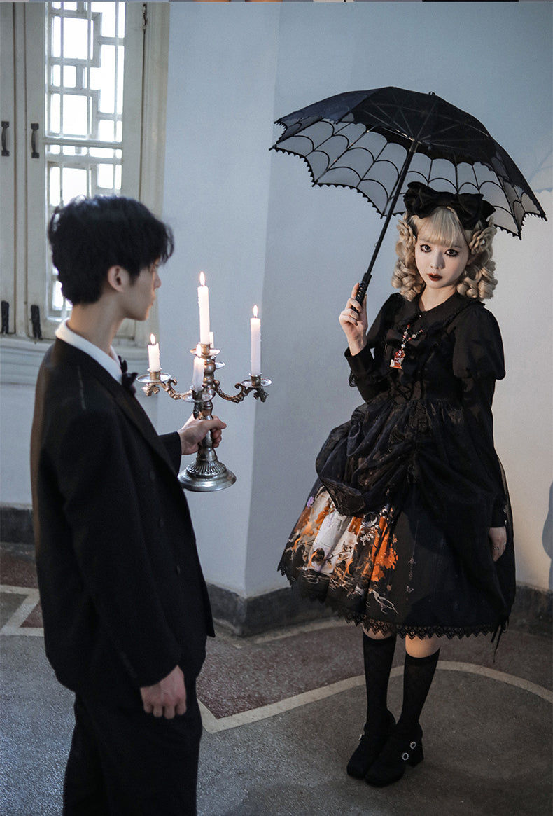 JSK Dress♥Ready to Ship♥ Red Rabbit Witch ♥Gothic Lolita Dress