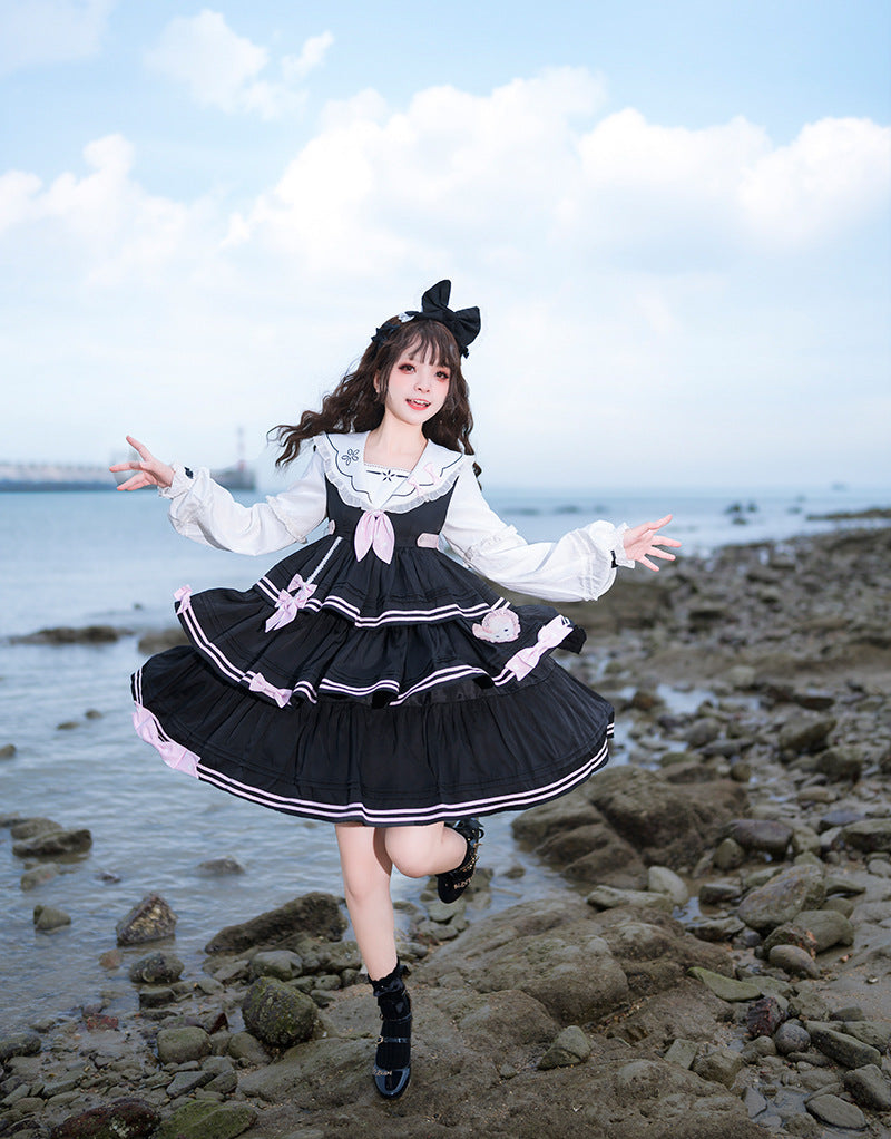OP♥Ready to Ship♥Sailing Bunny♥Sweet Lolita Dress
