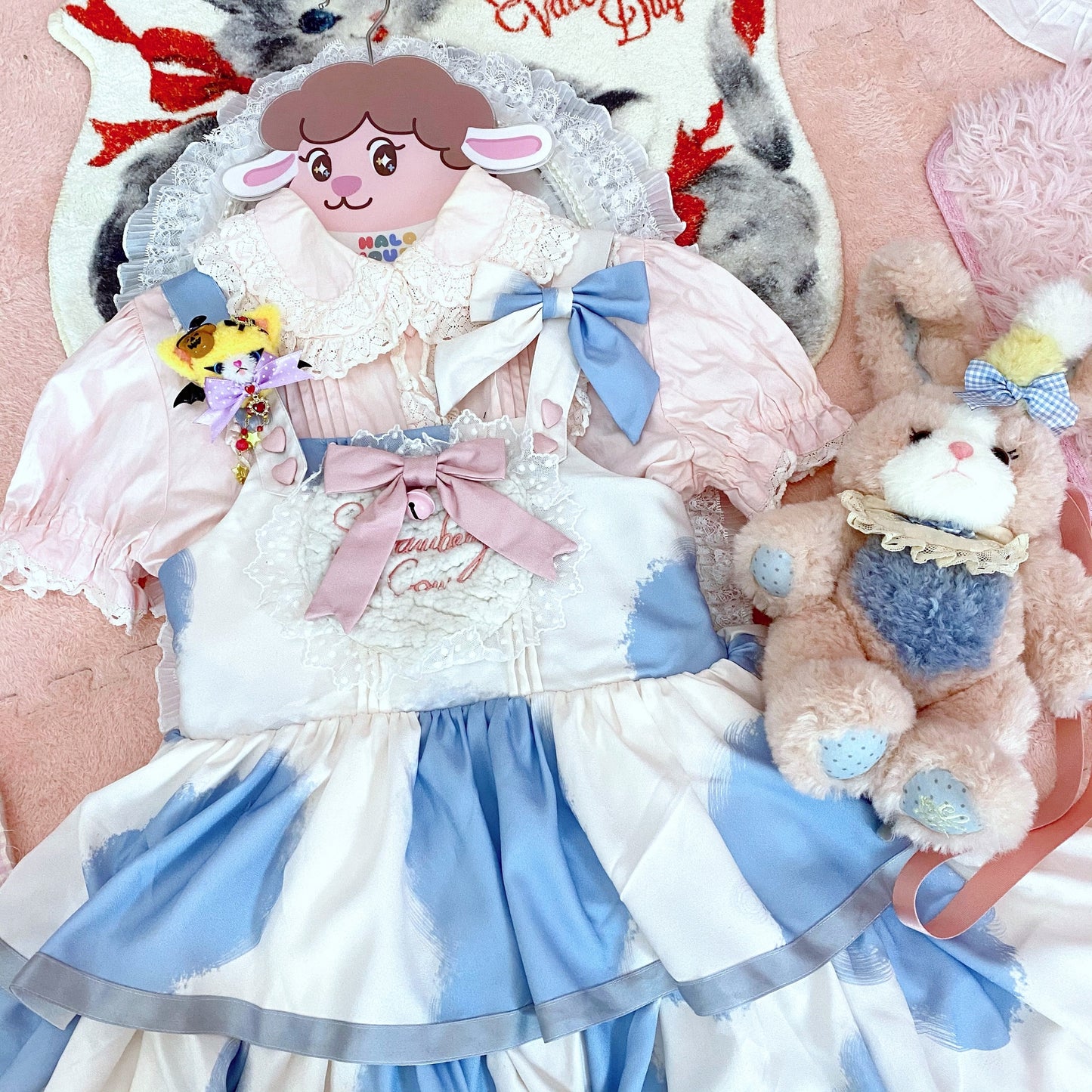 JSK Dress♥Pre-order 3 weeks♥ Strawberry Cow♥Sweet Lolita Dress