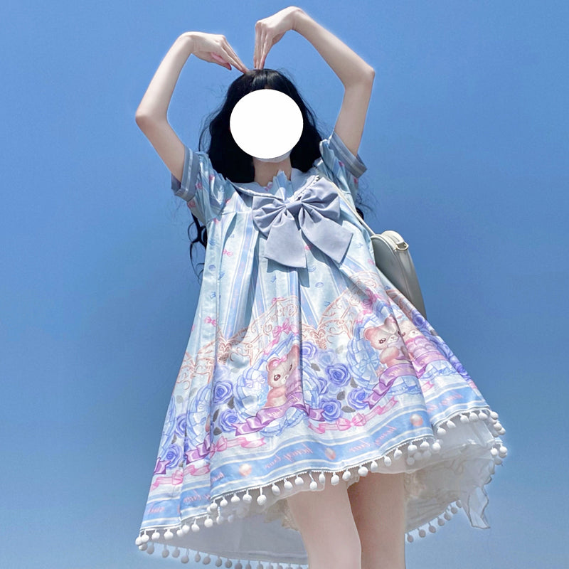 OP Dress♥Ready to Ship♥Sweet Bear Can♥ Sweet Lolita Dress