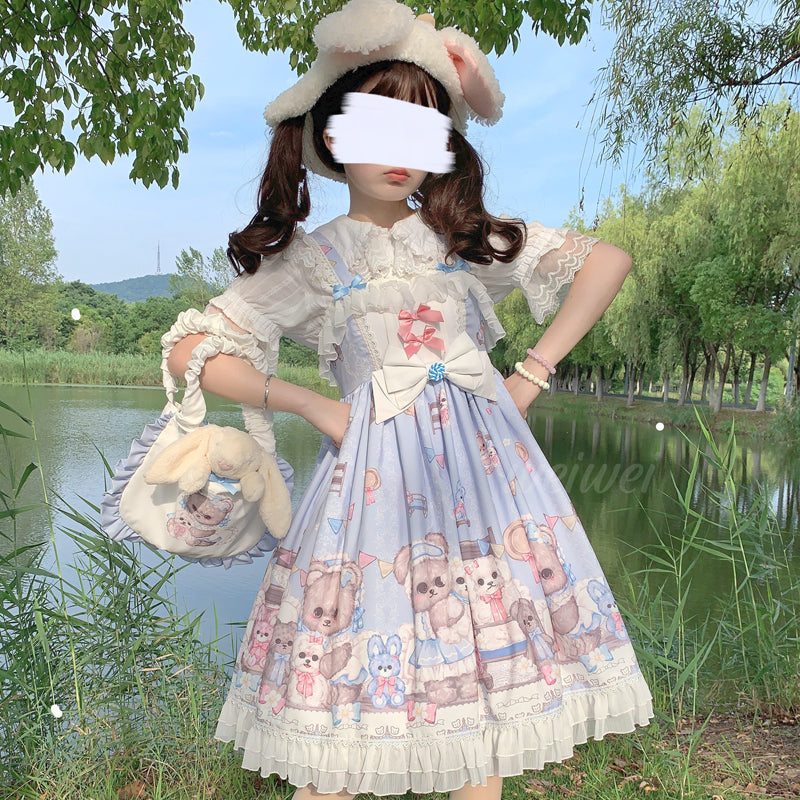JSK Dress♥Ready to Ship♥Sweet Bear♥ Sweet Lolita Dress