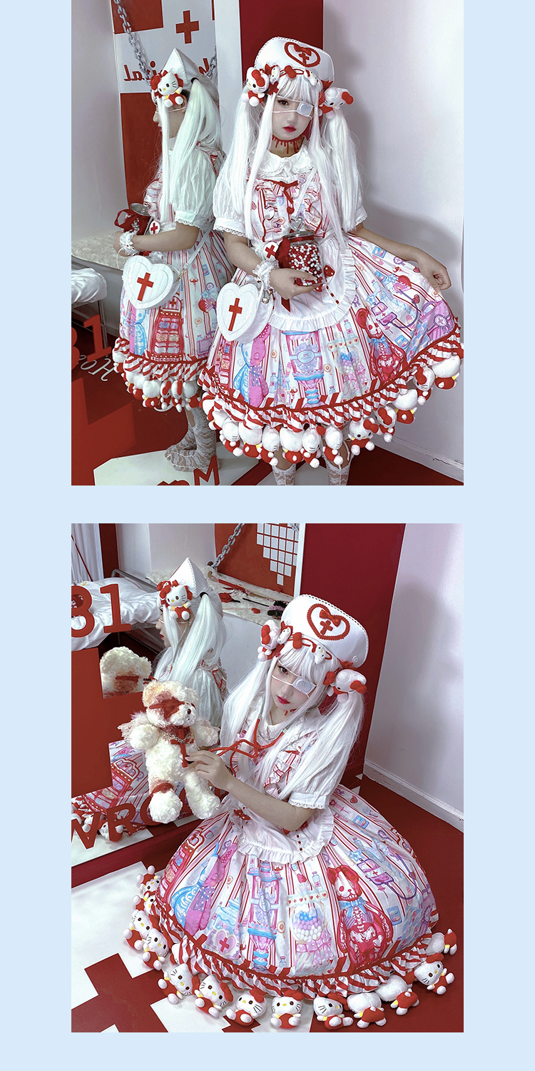 JSK Dress♥Ready to Ship♥Sweetie Hospital♥ Sweet Lolita Dress