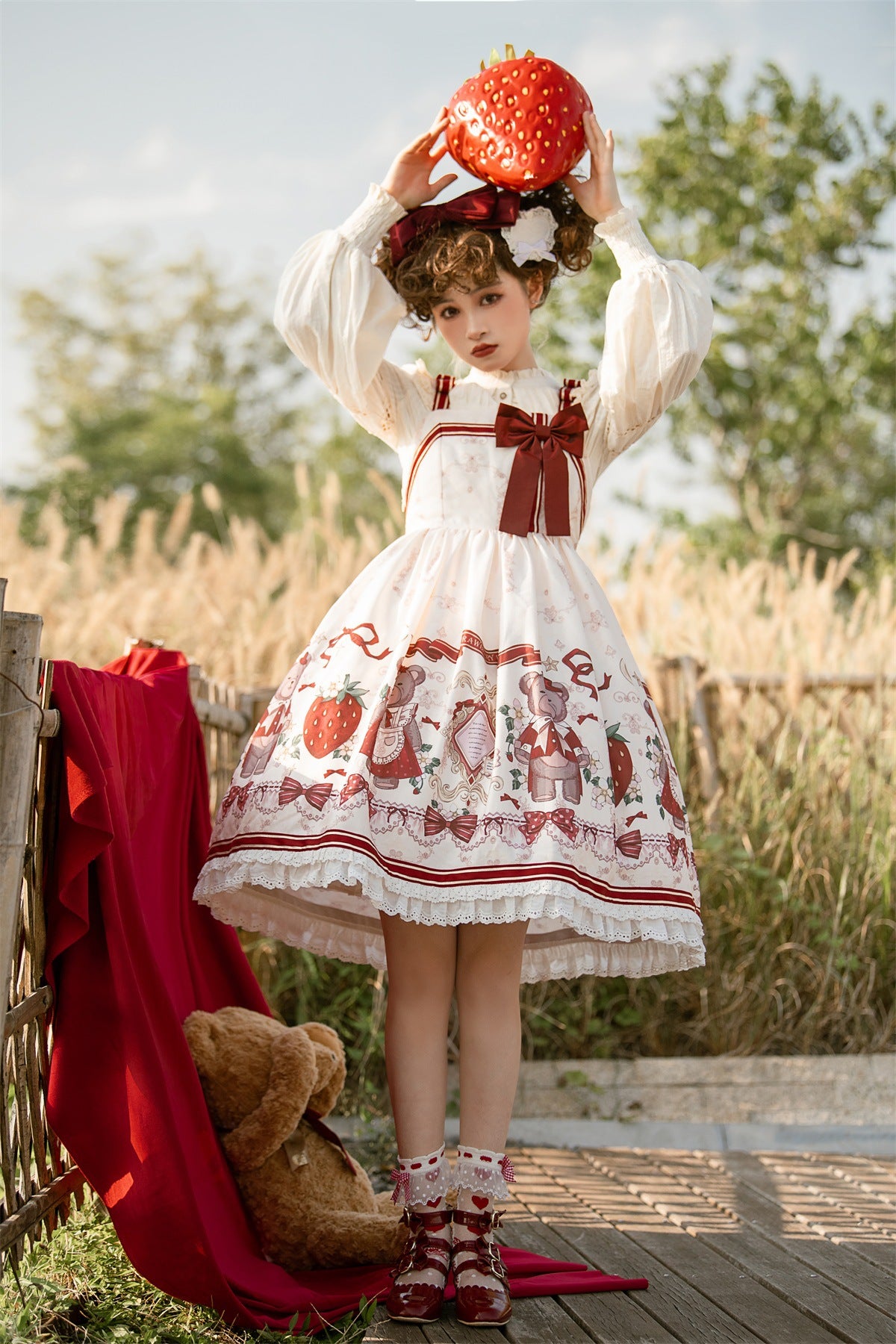 JSK & Coat Set♥ Ready to Ship ♥Winter gift♥Sweet Lolita Dress