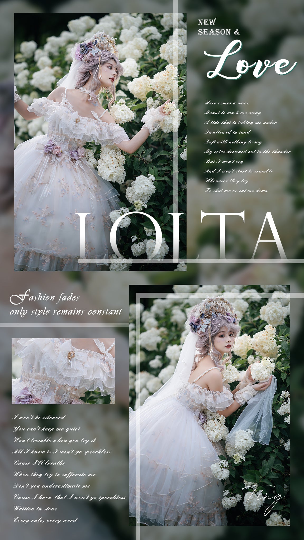 JSK Dress♥Pre-order-2 Months♥ Flower God Flora ♥Hime Lolita Dress