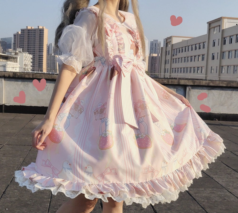 JSK♥ Ready to Ship ♥Gugu Dissert♥Sweet Lolita Dress