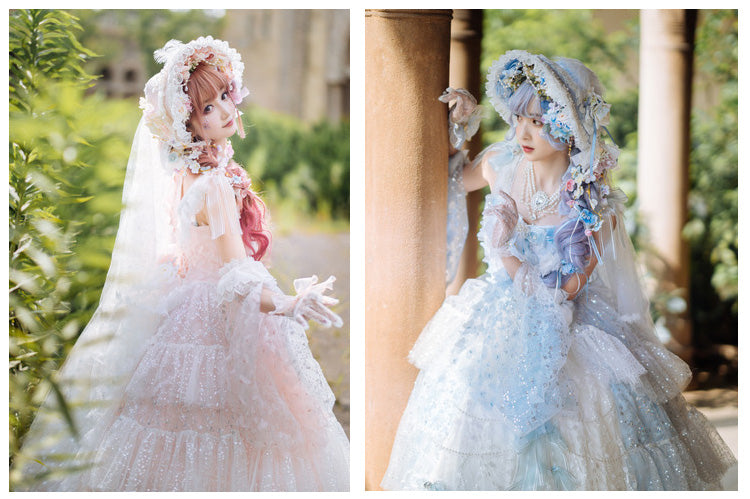 JSK Full Set ♥Ready to Ship♥Sakura Girls ♥Sweet Lolita Dress