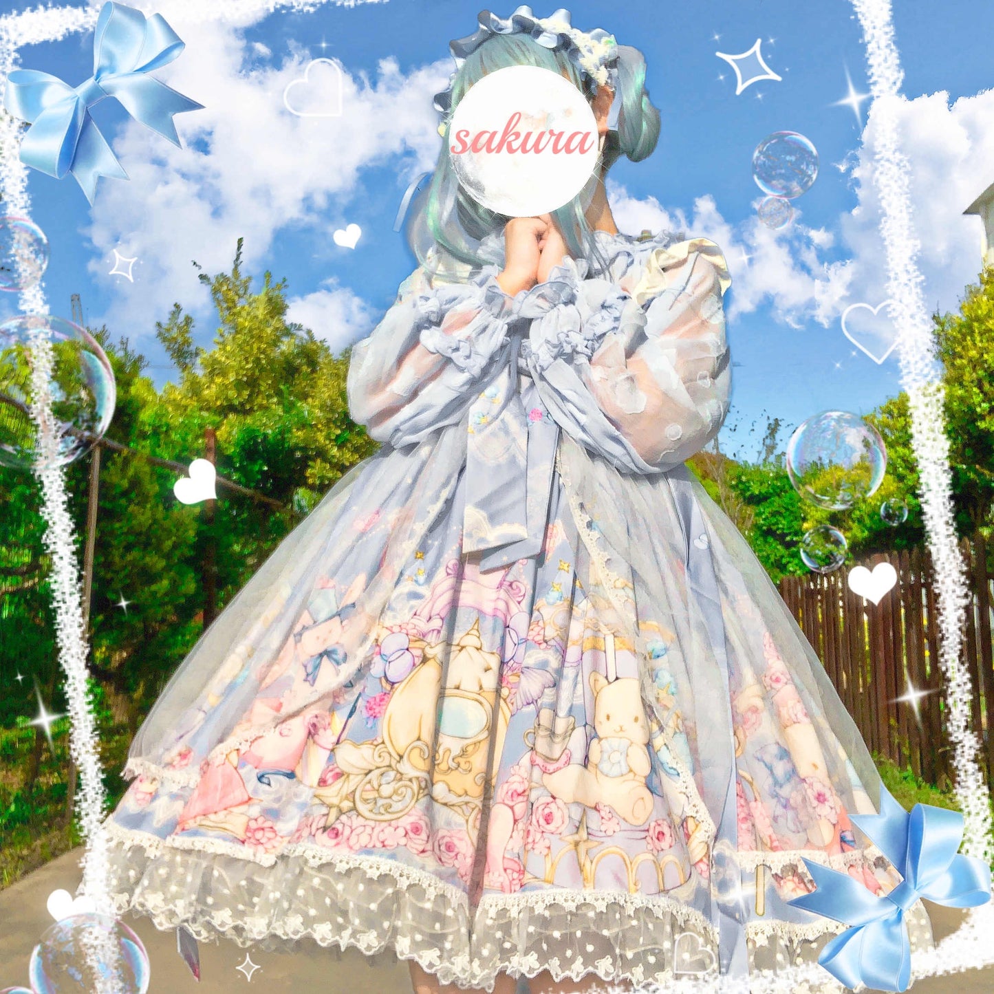 JSK Dress♥Ready to Ship♥Party Bear ♥ Sweet Lolita Dress
