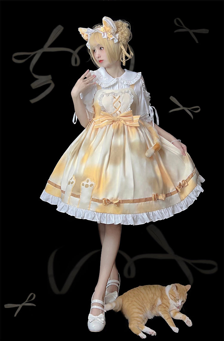 JSK ♥Ready to Ship♥Lazy Kitten♥Sweet Lolita Dress