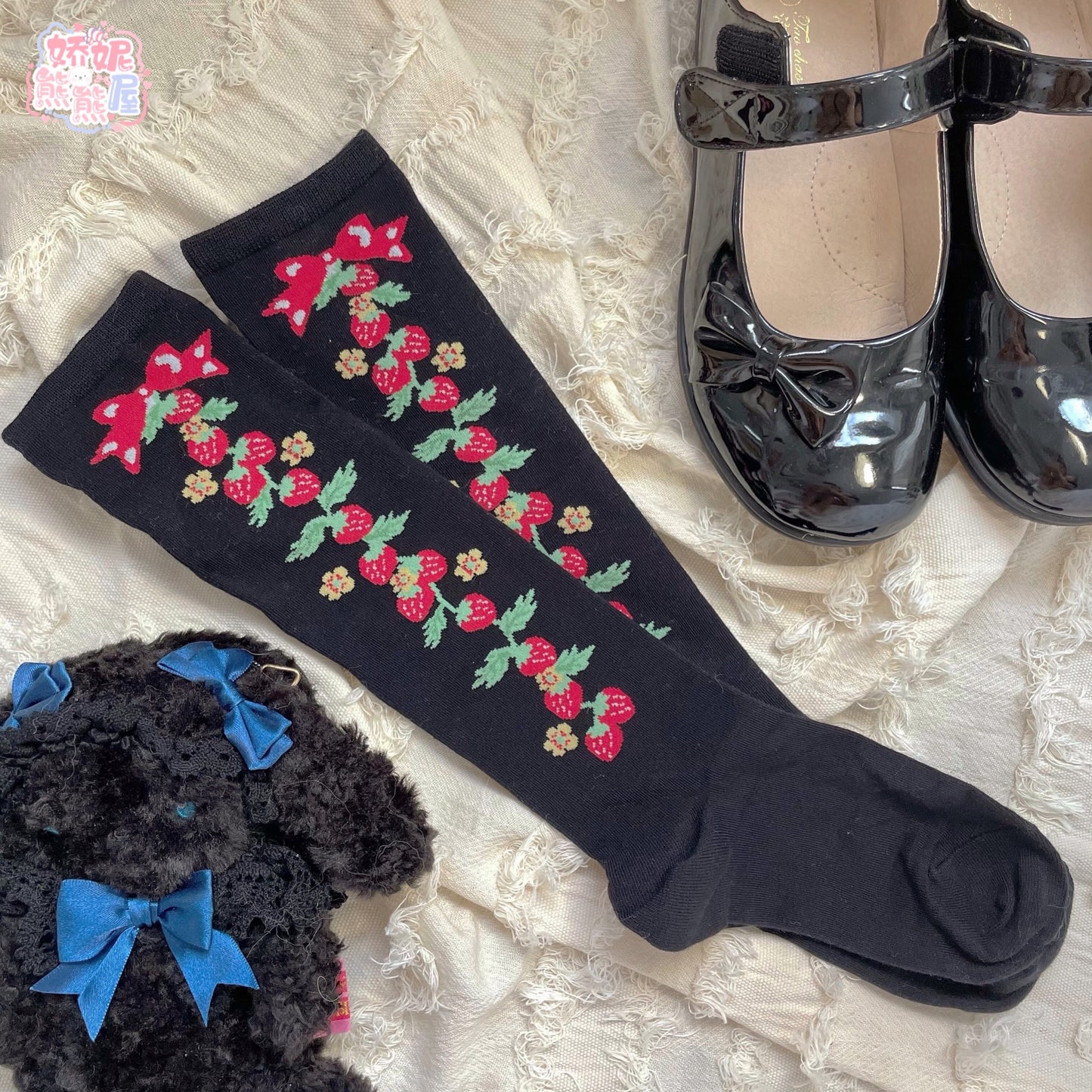 Sweet Strawberry Lolita Stockings