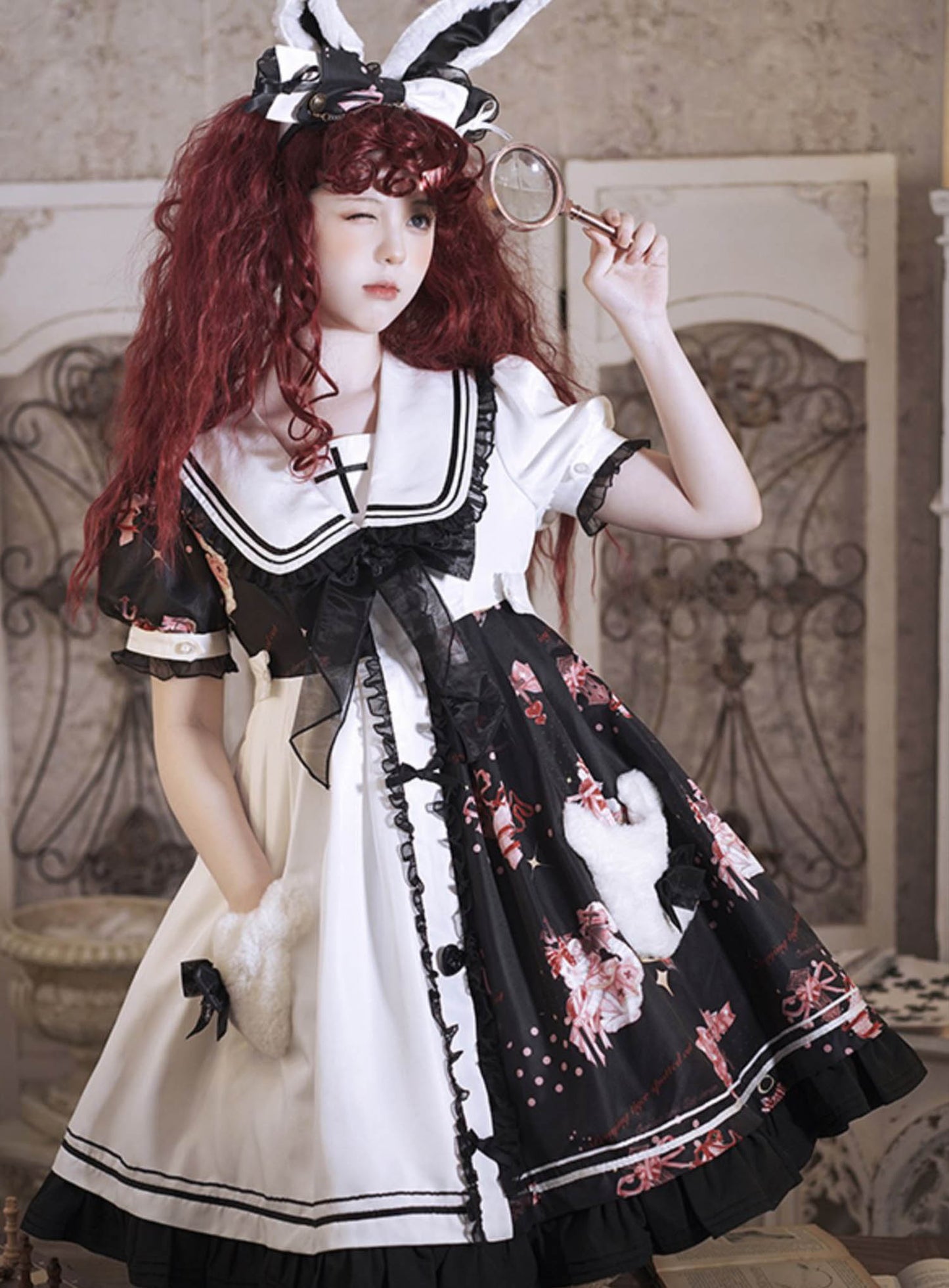 OP Dress♥Ready to Ship♥ Strawberry Bear ♥Sweet Lolita Dress