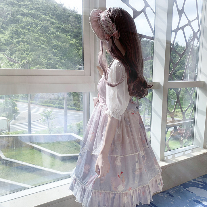 JSK♥ Ready to Ship♥Cat Mermaid Sweet Lolita Dress JSK