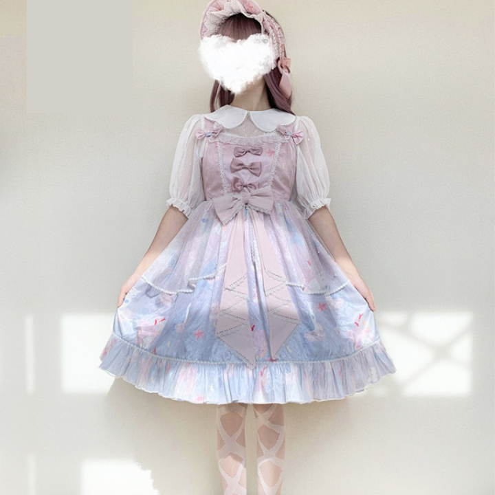 JSK♥ Ready to Ship♥Cat Mermaid Sweet Lolita Dress JSK