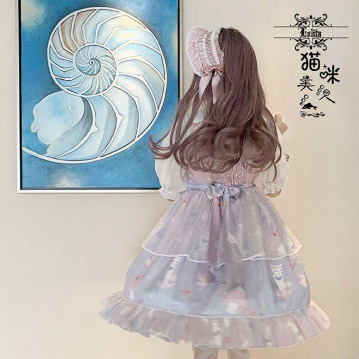 JSK♥ Ready to Ship♥Cat Mermaid Sweet Lolita Dress JSK