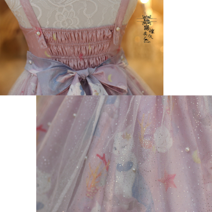 JSK♥ Ready to Ship♥Cat Mermaid Sweet Lolita Dress JSK