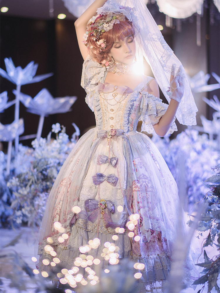 JSK Set ♥Ready to Ship♥Song in the moonlight ♥Hime Lolita Dress