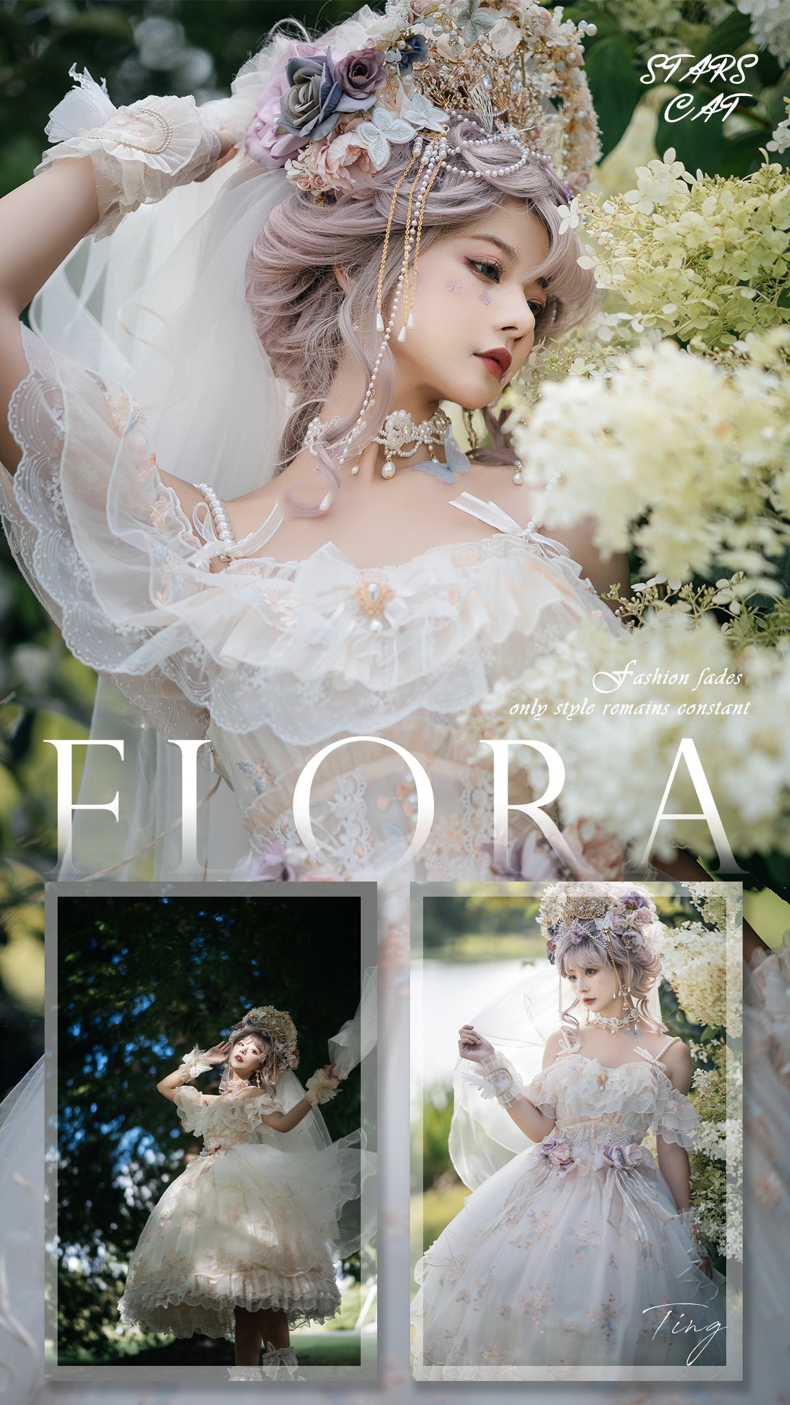 JSK Dress♥Pre-order-2 Months♥ Flower God Flora ♥Hime Lolita Dress