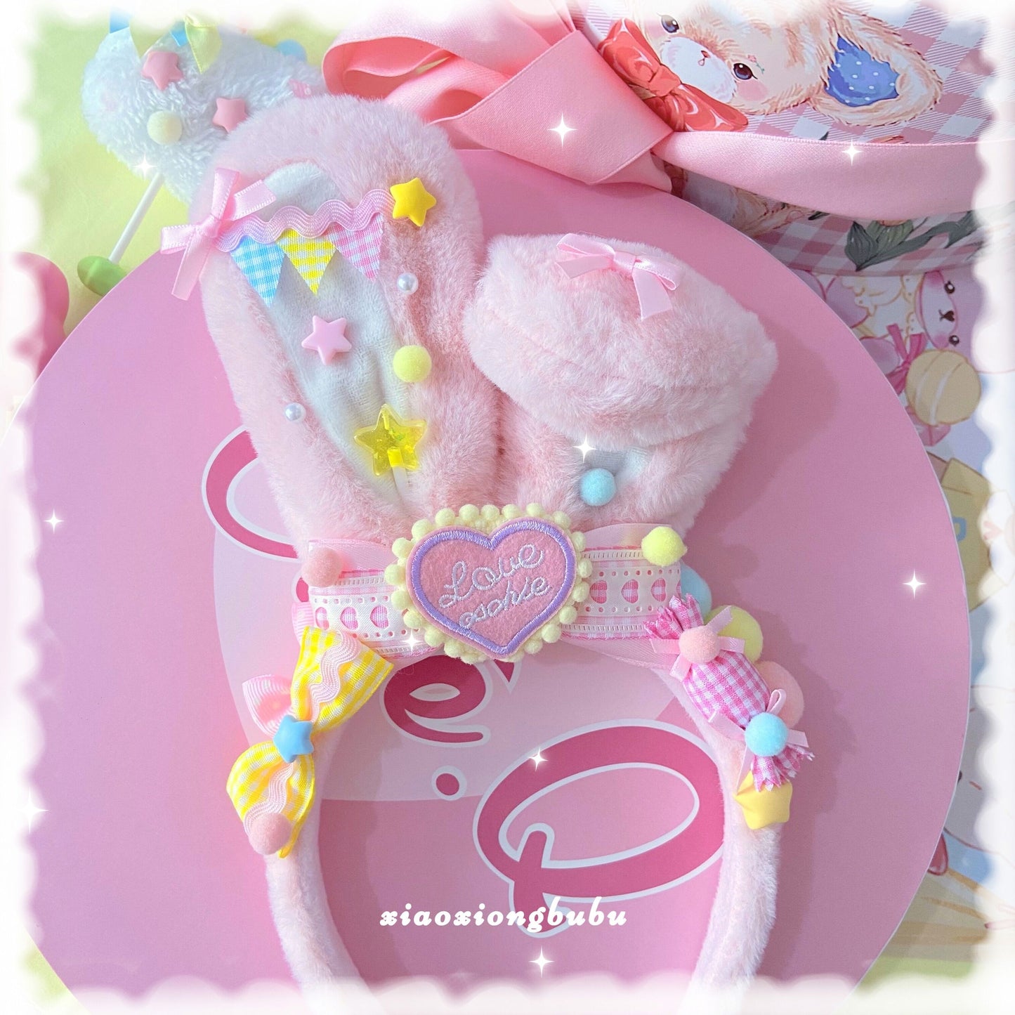 Handmade Sweet Bunny Ears KC