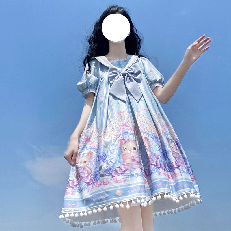 OP Dress♥Ready to Ship♥Sweet Bear Can♥ Sweet Lolita Dress