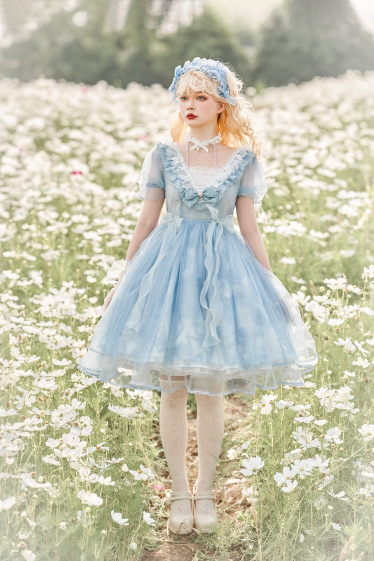 OP♥Ready to Ship♥Planet Butterfly♥Sweet Lolita Dress