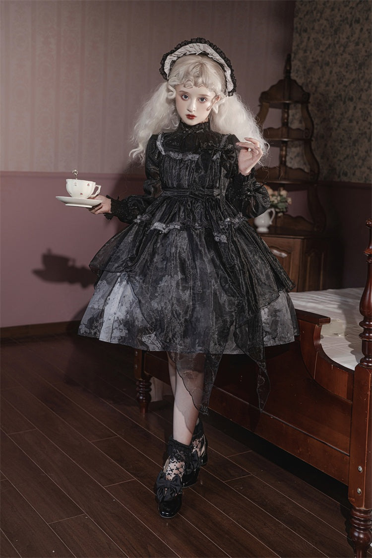 JSK♥Ready to ship♥Dead Leaves♥ Gothic Lolita Dress