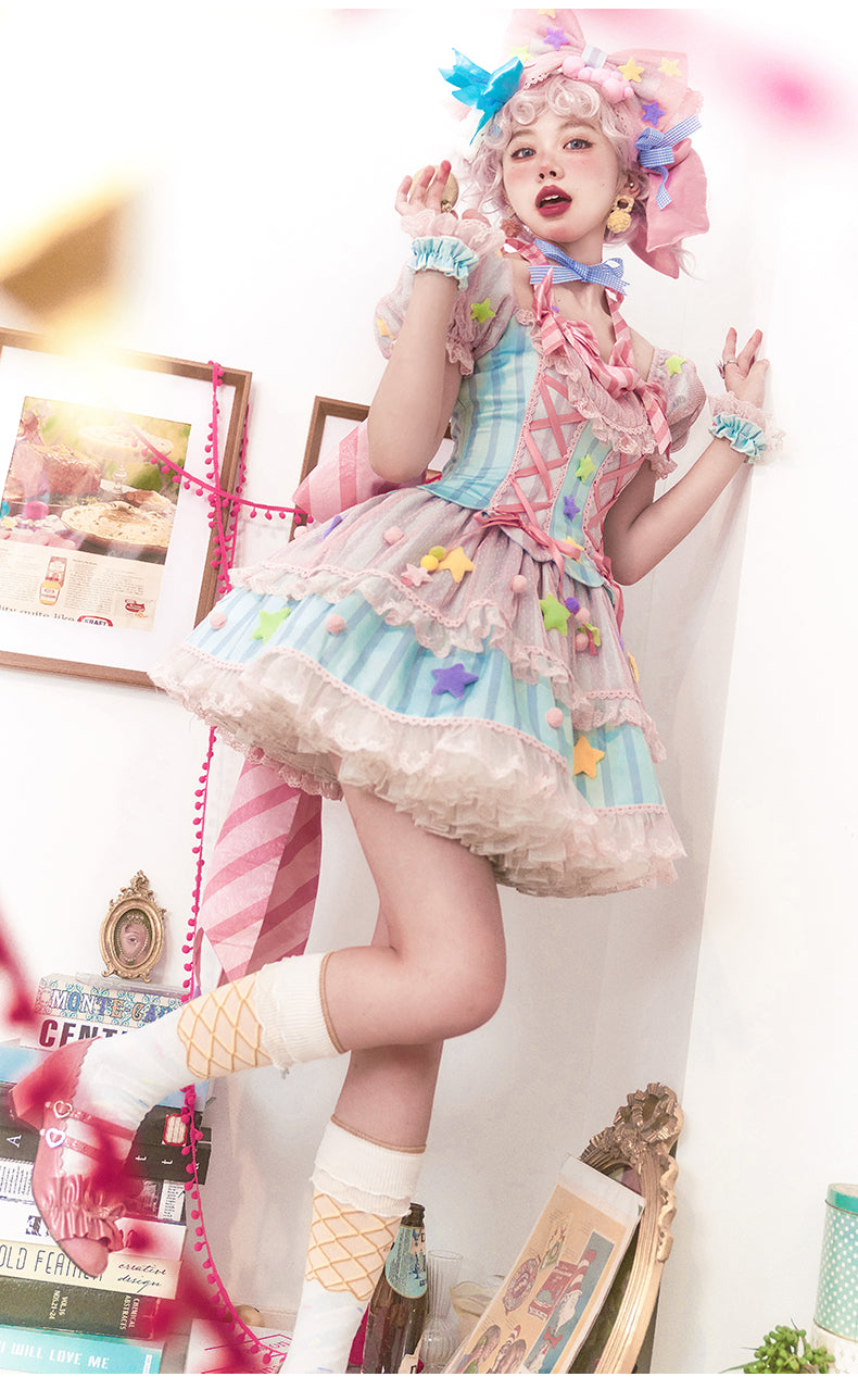 OP Dress Full Set♥Ready to Ship 1 Month♥ Sugar Magic ♥Sweet Lolita Dress
