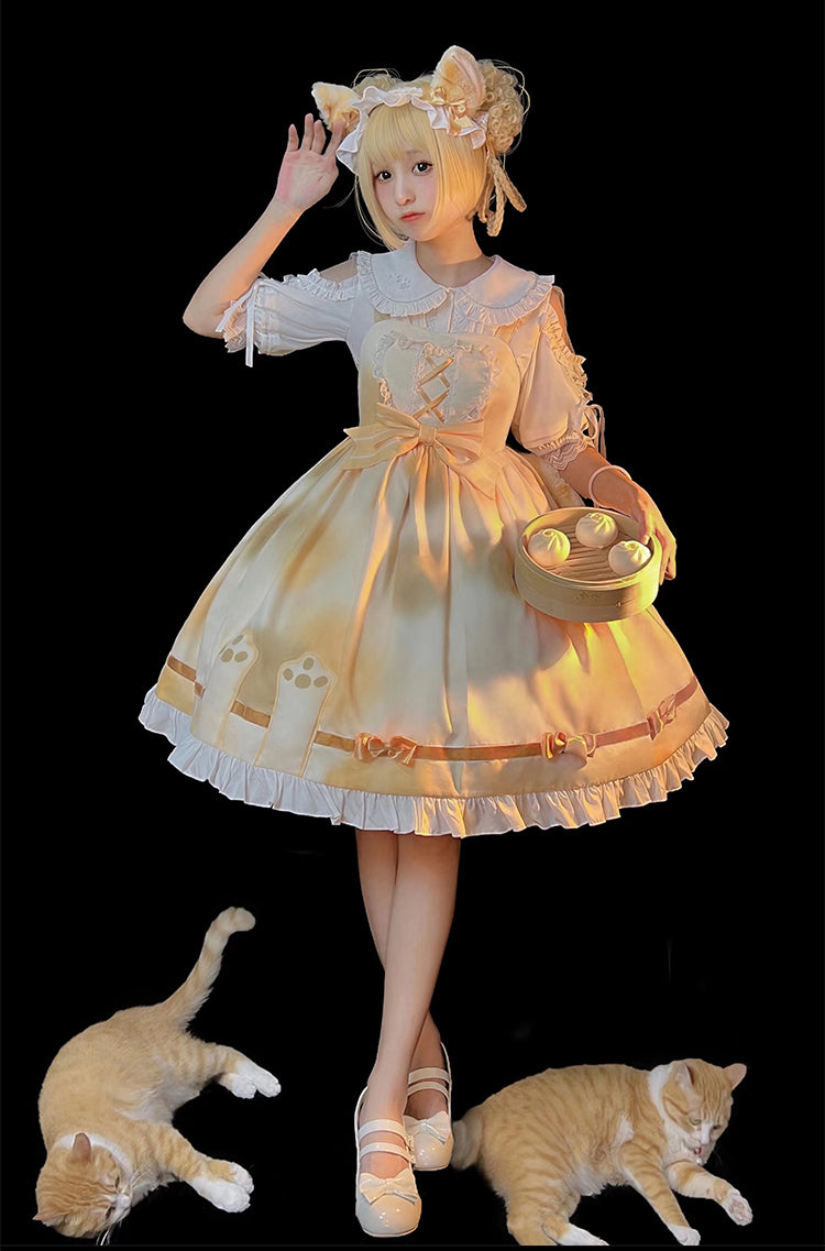 JSK ♥Ready to Ship♥Lazy Kitten♥Sweet Lolita Dress
