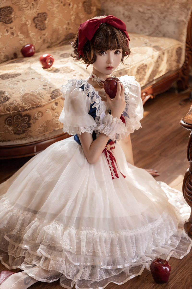 OP Dress♥Ready to Ship♥ White Snow Dance ♥ Sweet Lolita Dress