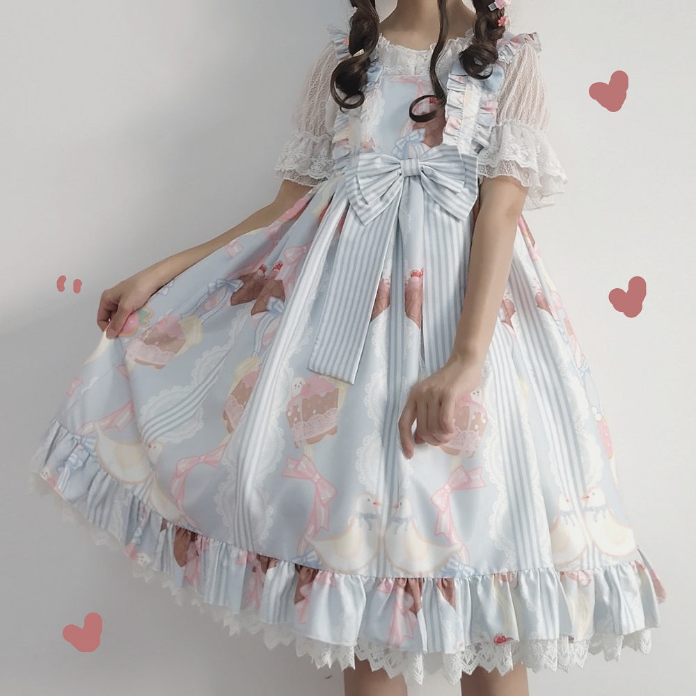 JSK♥ Ready to Ship ♥Gugu Dissert♥Sweet Lolita Dress
