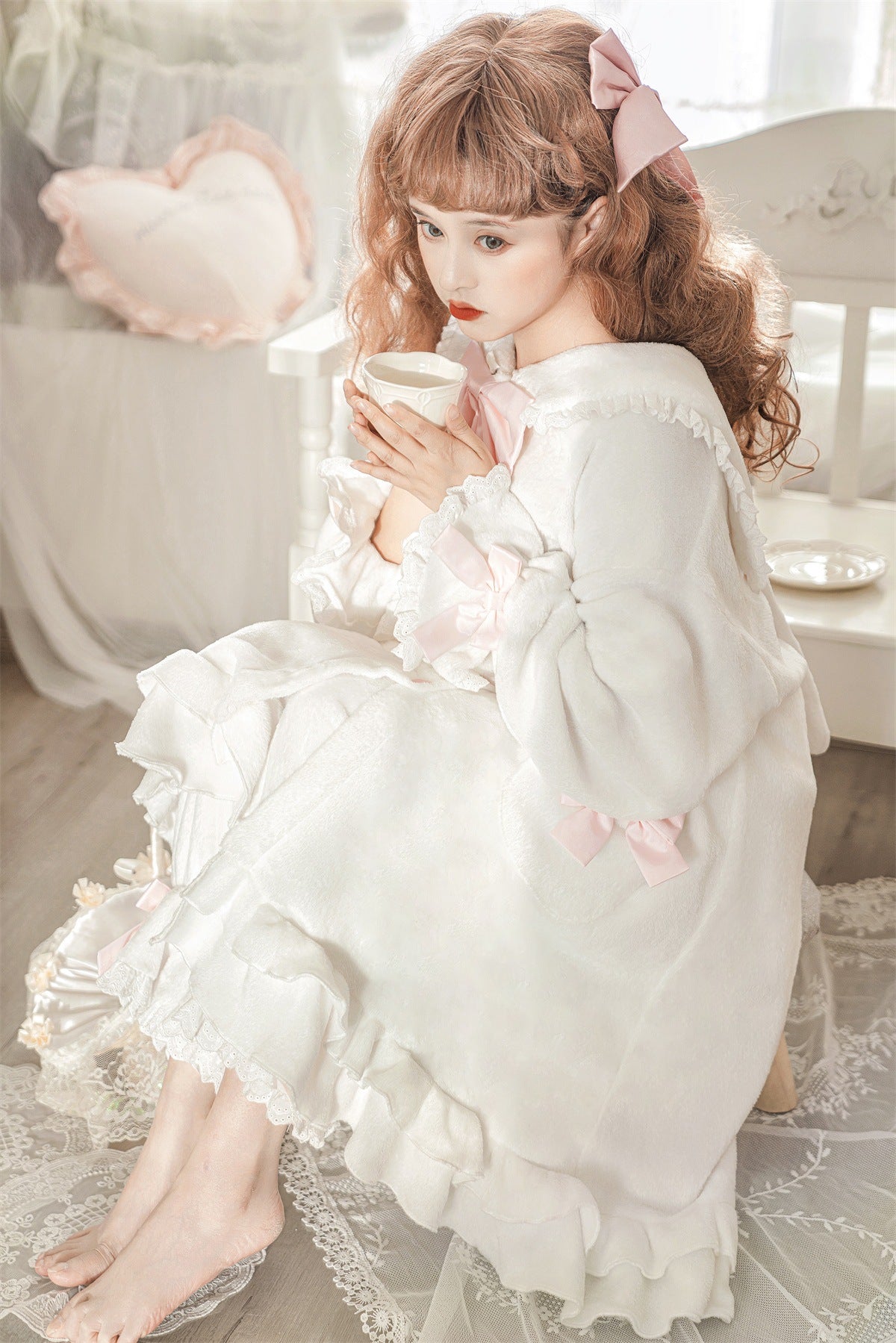 Pyjamas♥Ready to Ship♥Mianmian Rabbit♥Sweet Lolita Sleepwear & Lounge Wear