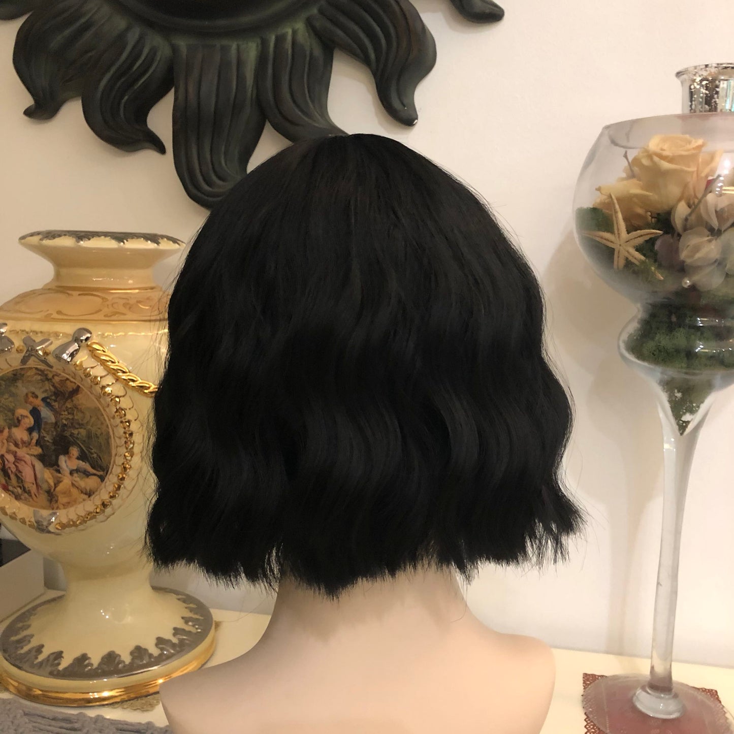 White Short Wig