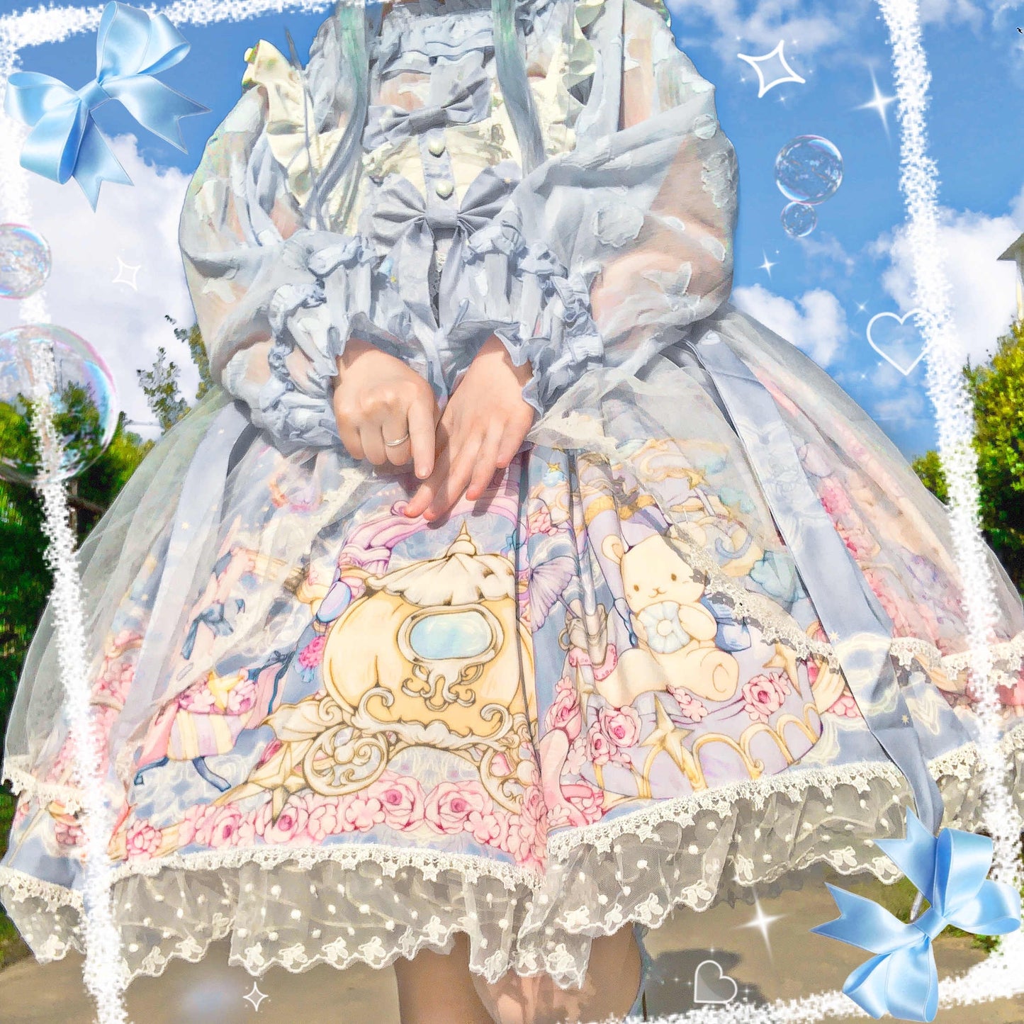JSK Dress♥Ready to Ship♥Party Bear ♥ Sweet Lolita Dress