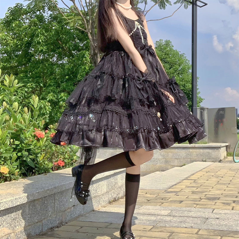 JSK Dress♥Ready to Ship♥ Stars and firefly ♥Sweet Lolita Dress