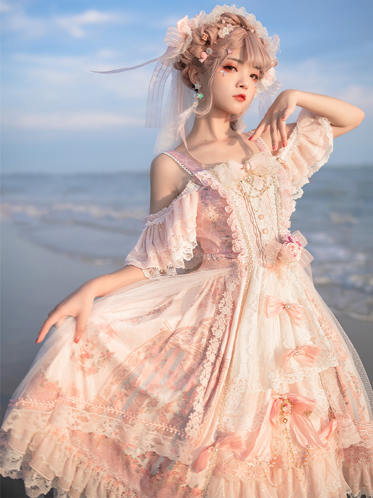 JSK Set ♥Ready to Ship♥Song in the moonlight ♥Hime Lolita Dress