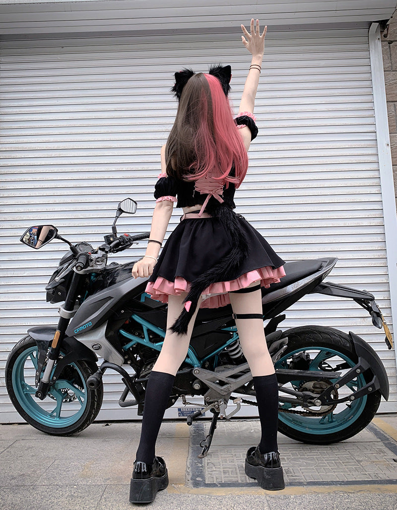 Top&SK Set♥Ready to Ship♥Hot Meow♥Sweet Lolita Dress
