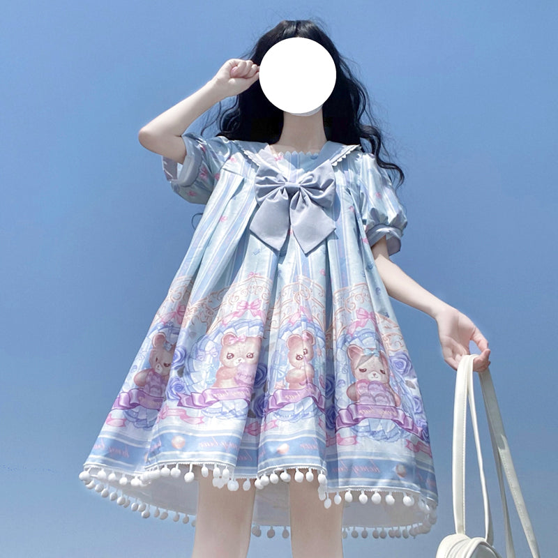 OP Dress♥Ready to Ship♥Sweet Bear Can♥ Sweet Lolita Dress
