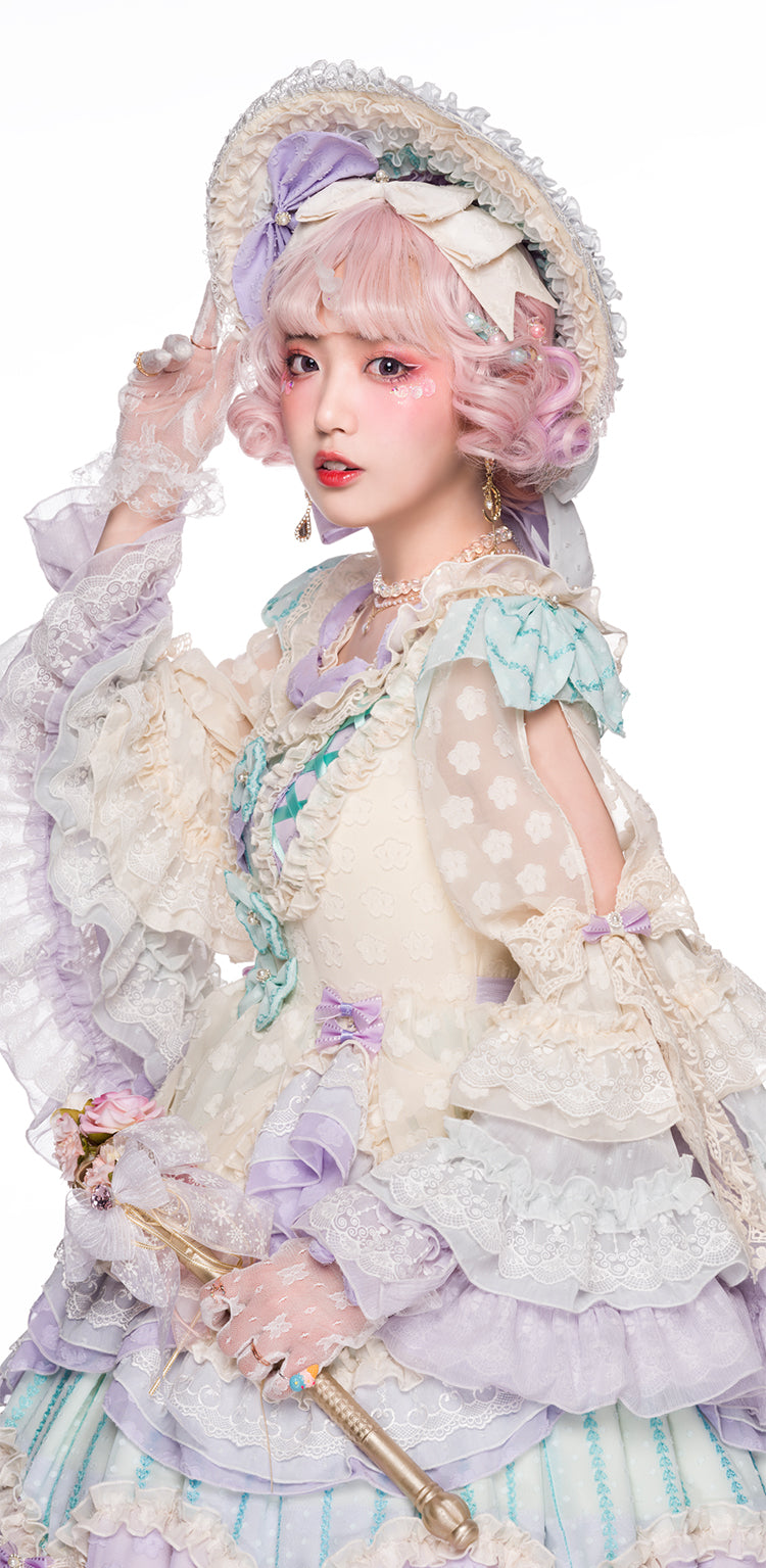 OP Dress ♥Ready to Ship♥Rainbow Bubble ♥Romantic Lolita Dress