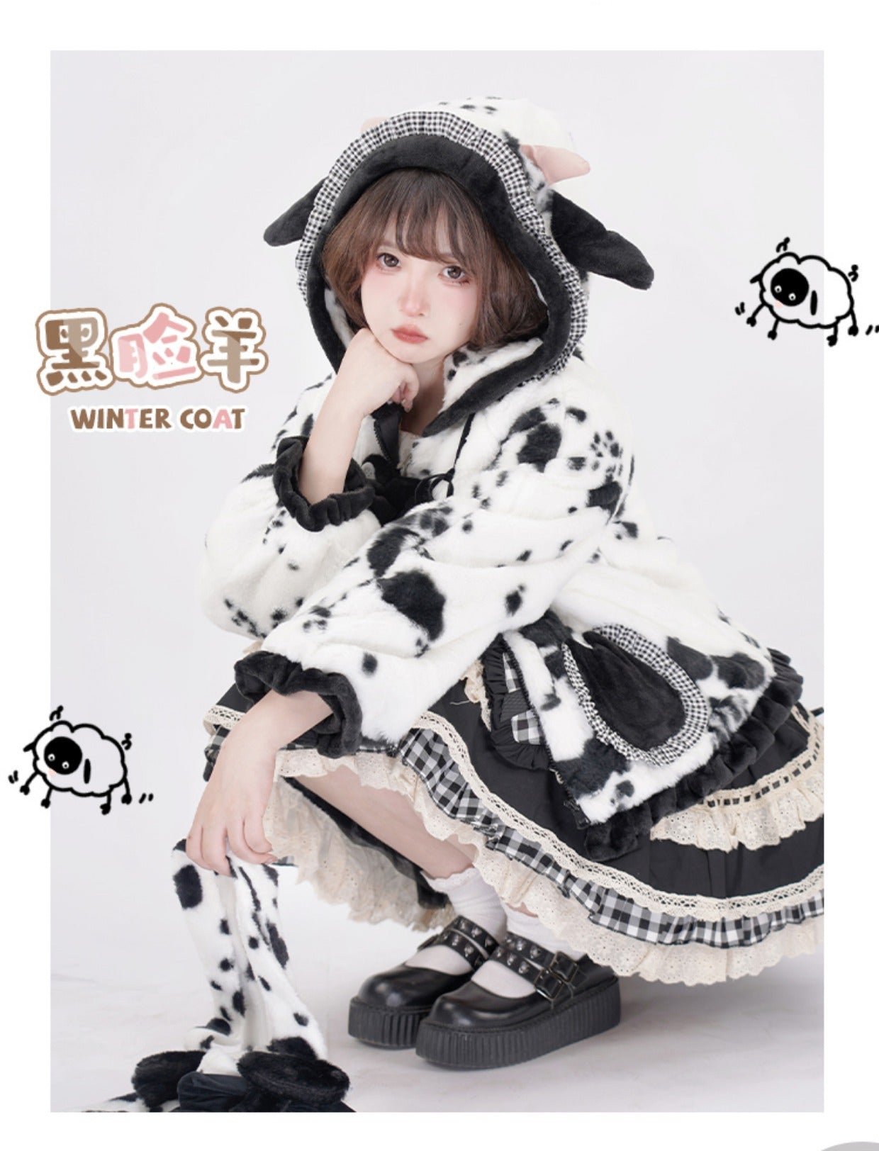 Winter Coats♥Ready to Ship♥Black Sheep♥Sweet Lolita