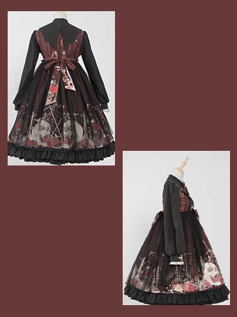 OP Dress♥Ready to Ship♥I‘m ’Skeletonized♥Gothic Lolita Dress