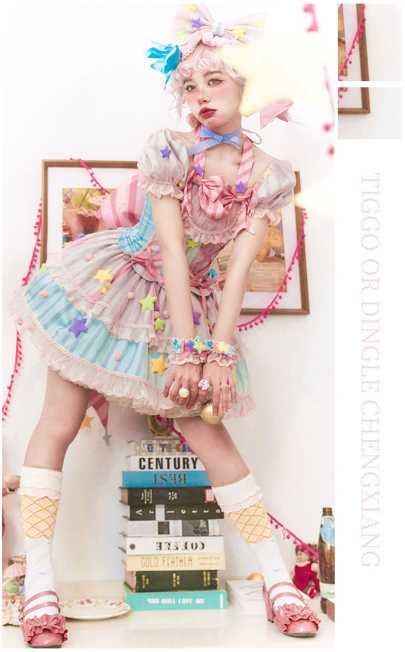 OP Dress Full Set♥Ready to Ship 1 Month♥ Sugar Magic ♥Sweet Lolita Dress