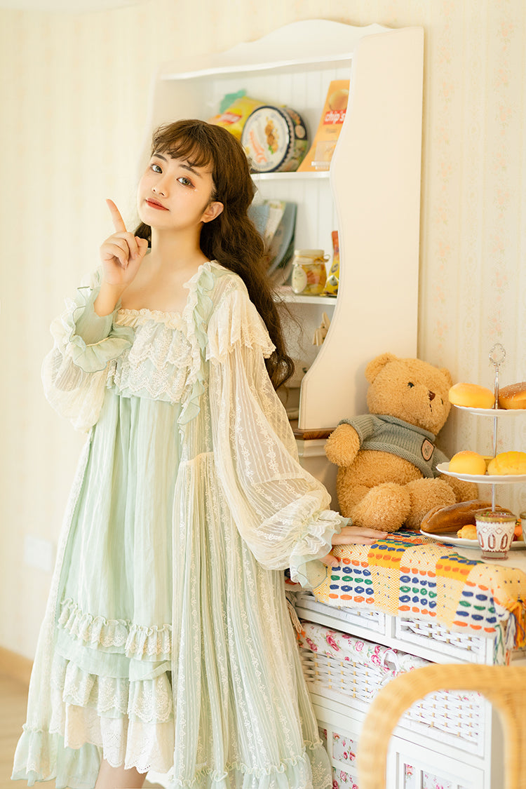 Night Dress Set♥Ready to Ship♥Cosy Holiday 3.0♥Sweet Lolita Sleepwear & Lounge Wear