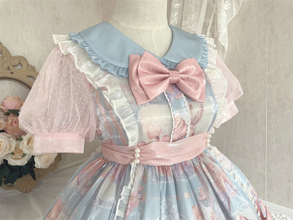 OP♥ Ready to Ship♥Rabbit Candy Wrapper ♥Sweet Lolita Dress