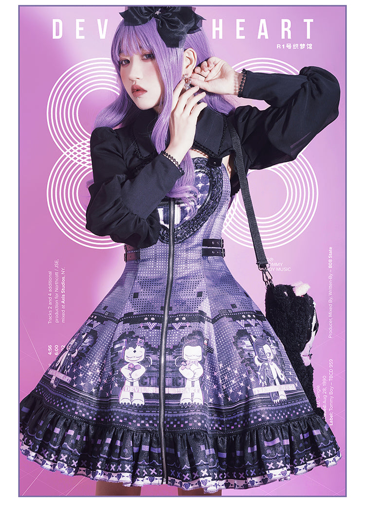 JSK ♥Ready to Ship♥Devil's Heart♥Gothic Lolita Dress